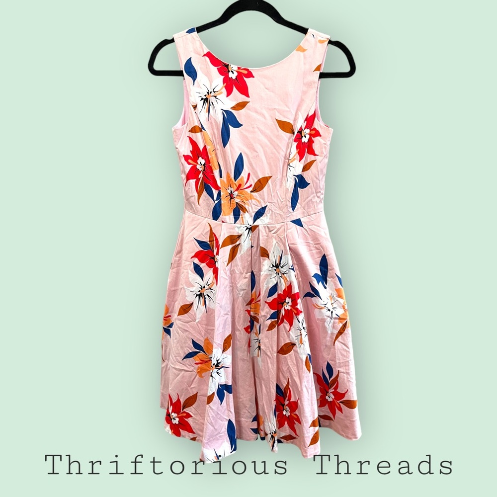 Cue Sleeveless Floral Fit & Flare Dress